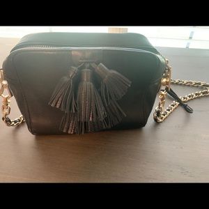 Rebecca Minkoff Black Tassel Crossbody